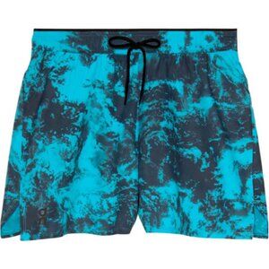 Run On Clouds Womens Trail Running Shorts Drawstring Tie Dye Horizon Blue XS